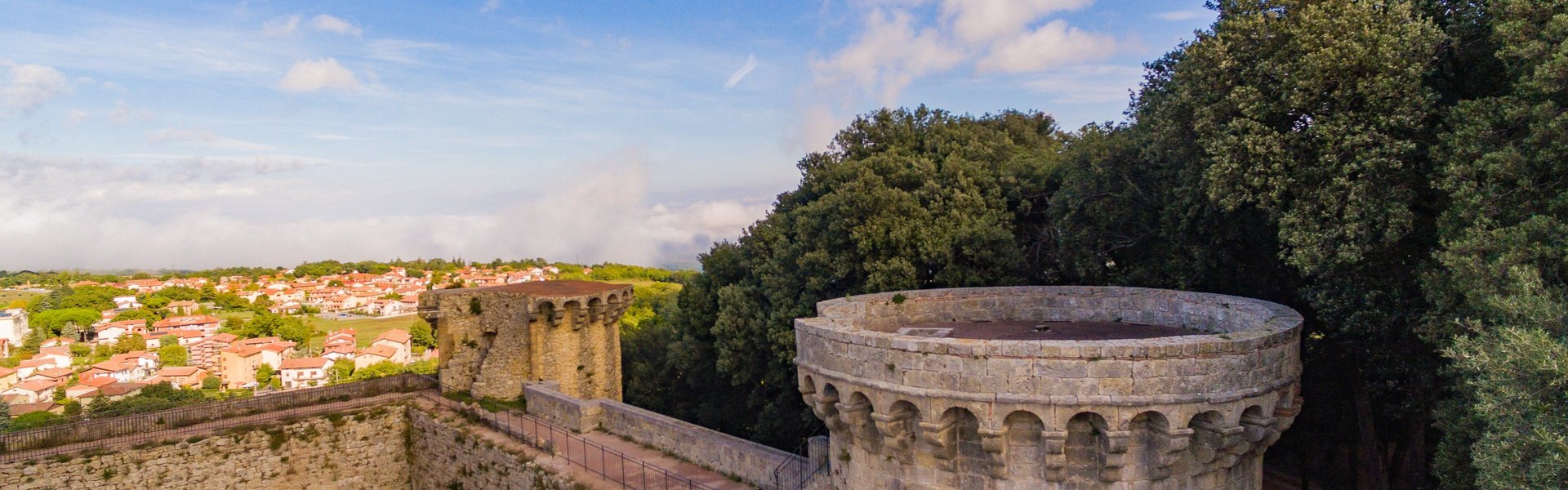 Castello di Sarteano. Vista dall'alto