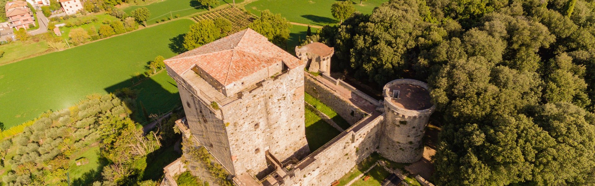 Castello di Sarteano. Vista dall'alto
