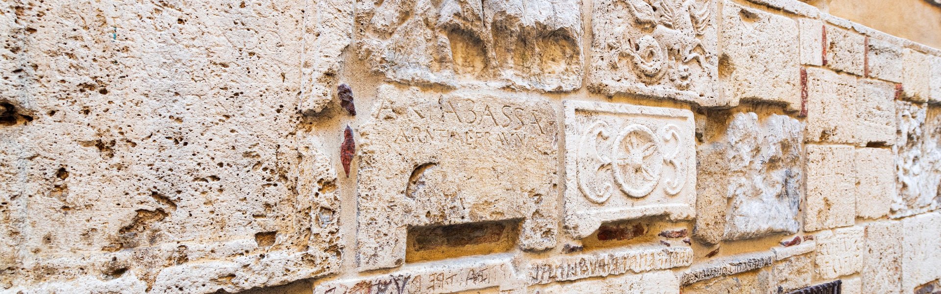 Palazzo Bucelli, Montepulciano. Particolare muratura