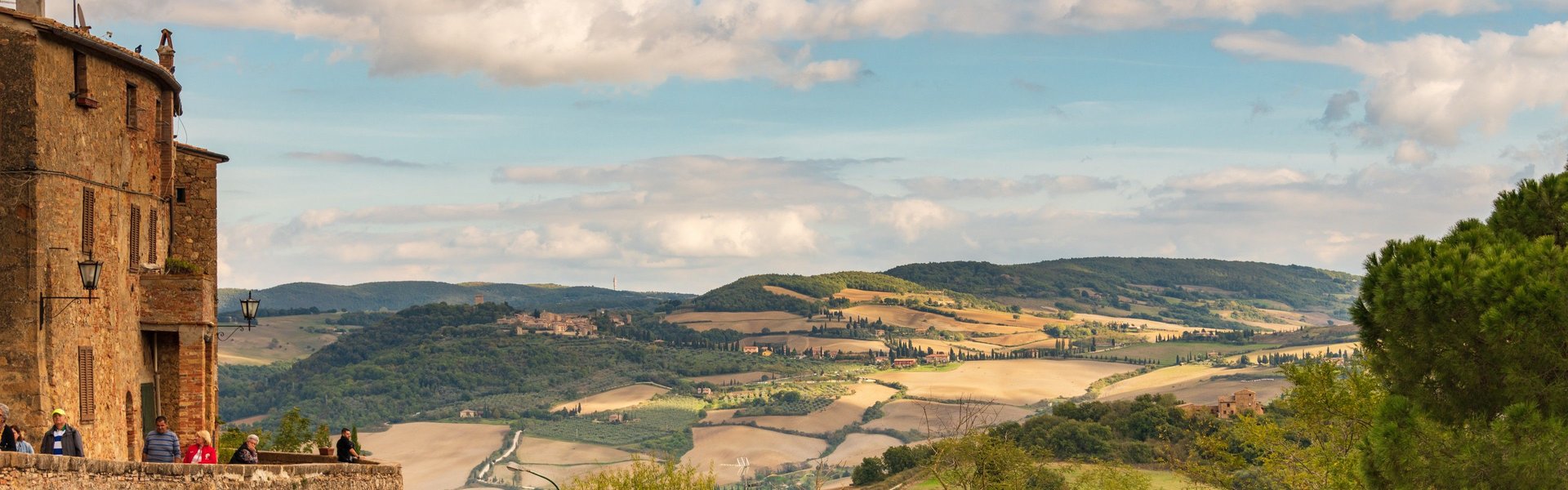 Vista da Pienza