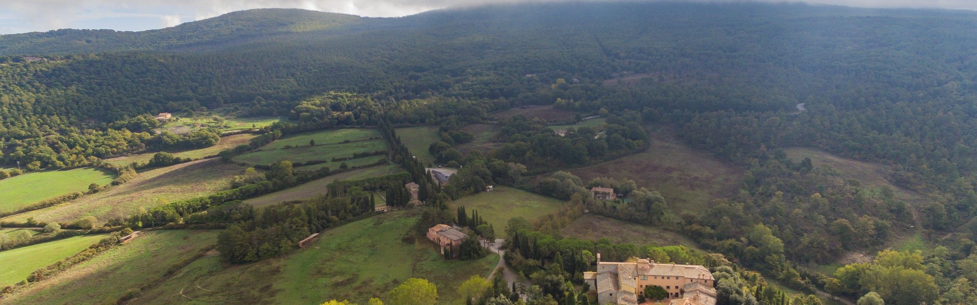 Abbazia di Sarteano. Vista dall'alto