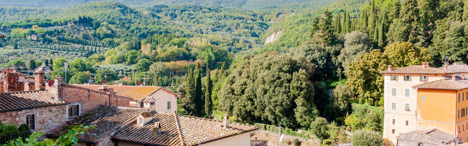 Cetona, panorama dalla Cittadella