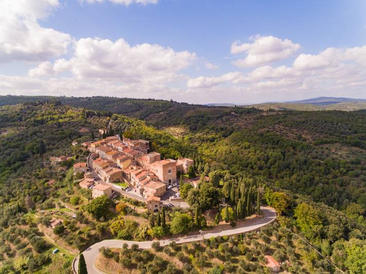 Farnetella. Vista dall'alto